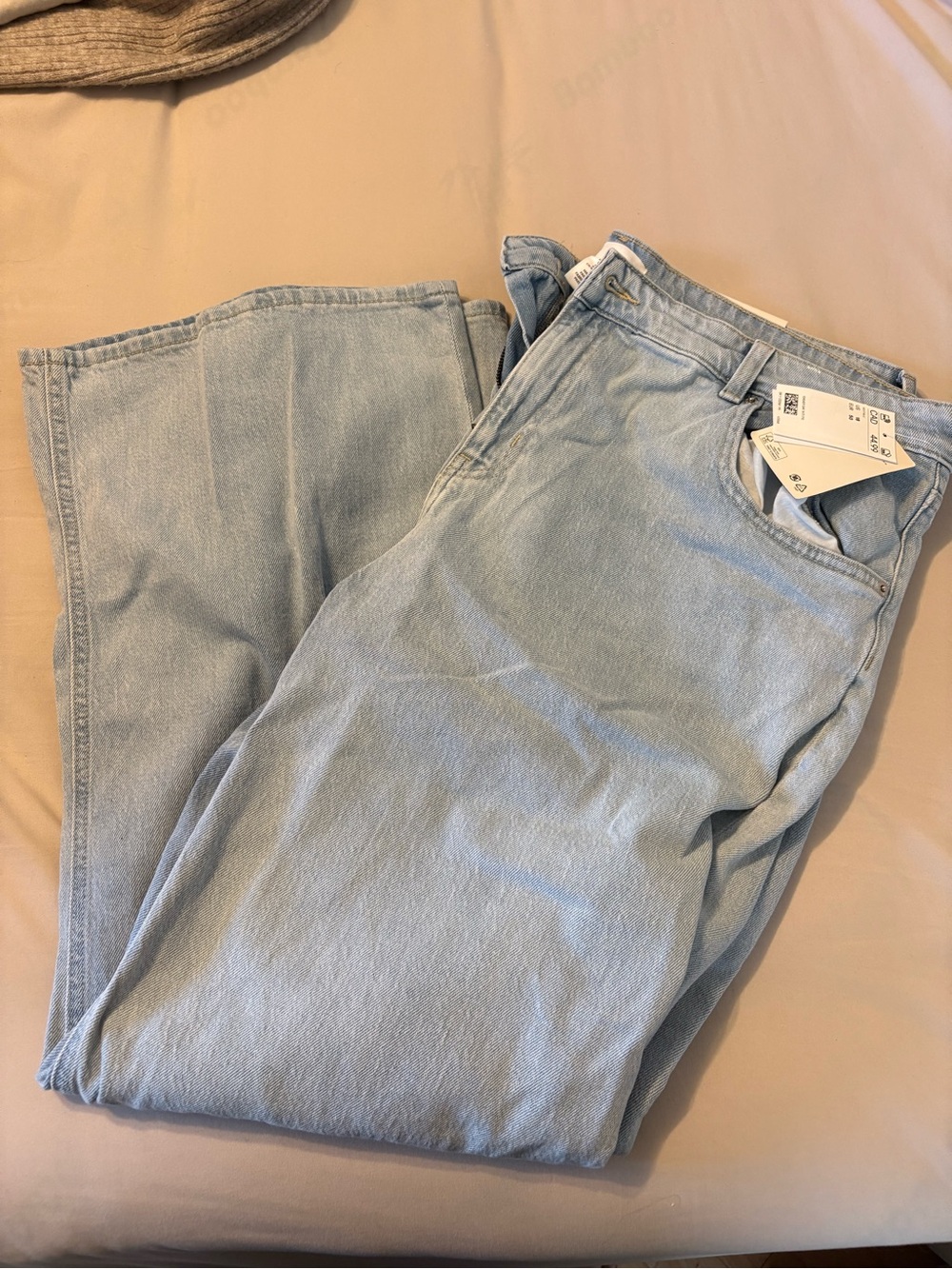 H&M Light Blue Wide Leg Jeans
